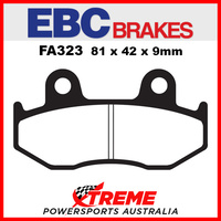 Yamaha YFZ 450 V/W/X 06-08 EBC Sintered Copper Rear Brake Pads, FA323R