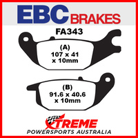 Honda XL 125 Varadero 01-11 EBC Organic Rear Brake Pads, FA343
