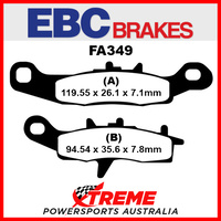 Kawasaki KVF 700 4x4 Prairie 04-08 EBC Sintered Copper Front Right Brake Pads, FA349R
