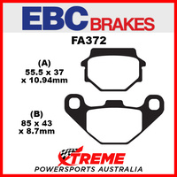 For Suzuki LT-A 500 Vinson 4WD Auto 03-07 EBC Sintered Copper Rear Brake Pads, FA372R