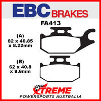 For Suzuki UH 200 Burgman 07-15 EBC Organic Carbon Rear Brake Pads, FA413TT