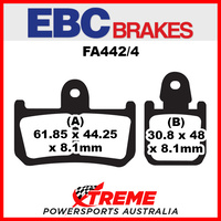 Yamaha YZF R1 07-14 EBC HH Sintered Brake Pads, FA442/4HH