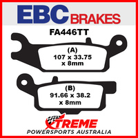 Yamaha YFM 550 Grizzly EPS 11-14 EBC Organic Carbon Brake Pads, FA446TT