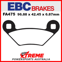 Polaris 850 Scrambler 2015 EBC Organic Carbon Front Brake Pads, FA475TT