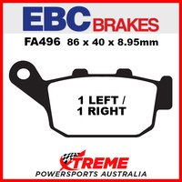 For Suzuki GW 250 13-15 EBC Organic Rear Brake Pads, FA496