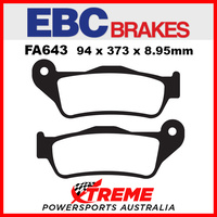 Harley Davidson XG 500 Street 14-15 EBC Organic Front Brake Pads, FA643