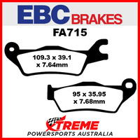 EBC Honda CBF 150 Unicorn 2007-2010 Organic Carbon Front Brake pad FA715TT
