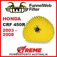 Funnelweb Honda CRF450R CRF-R 450 2003-2008 Off Road MX Foam Air Filter FWF465