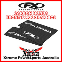 Factory Effex Honda CR CRF XR 125-600 Front Fork Wrap Kit Carbon Fiber 06-38320