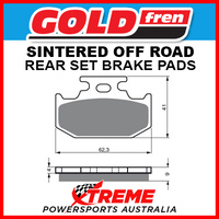 Goldfren For Suzuki RM125 1989-1990 Sintered Off Road Rear Brake Pad GF001K5