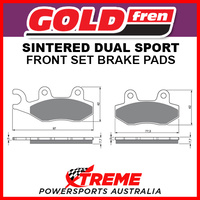 Goldfren For Suzuki LTF500F Quadrunner 98-02 Sintered Dual Sport Left F/ Brake Pad GF002-S3