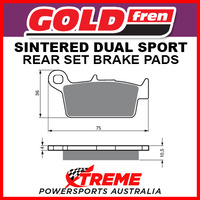 Goldfren Gas-Gas MC125 MX Ohlins 2003-2005 Sintered Dual Sport Rear Brake Pads GF003-S3