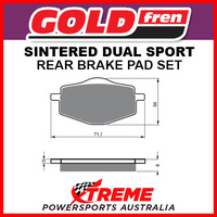 Goldfren Yamaha YZ125 1988 Sintered Rear Brake Pad GF018-S3