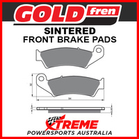 Goldfren Honda XR125L 2013-2016 Sintered Dual Sport Front Brake Pad GF041S3