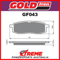 Yamaha TT 350 A 90-95 Goldfren Sintered Off Road Front Brake Pads GF043K5