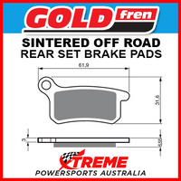 Goldfren KTM 65 SX 2010-2018 Sintered Off Road Rear Brake Pad GF185K5