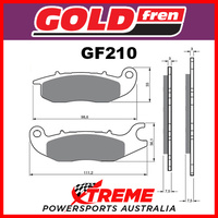 Honda CBR 125 Canada 04-10 Goldfren Sintered Dual Sport Front Brake Pads GF210S3