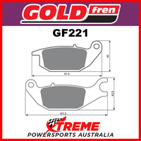 Honda CBR 125 Canada 04-10 Goldfren Sintered Dual Sport Rear Brake Pads GF221S3