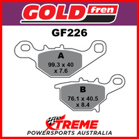 For Suzuki RM85 Small 17" wheel 05-15 Goldfren Sintered Race Rear Brake Pad GF226S33