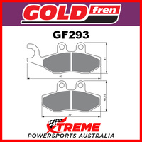 Piaggio Carnaby 250 ie 08-09 Goldfren Sinter Dual Sport Rear Brake Pad GF293S3