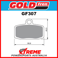 Goldfren Sintered Front Brake Pad Set for KTM 85 SX Small Wheel 2016-2020