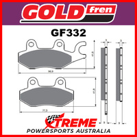 Kawasaki EX 300 Ninja 300 ABS 2013-2016 Sinter Dual Sport Rear Brake Pad GF332S3