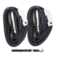 Gorillas Grip Tie Down Strap 38mm Black/Black Loop Pair