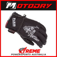 Ladies Motorcycle Gloves Paris Black/Print Motodry