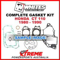 Whites Honda  CT110 CT 110 1980-1990 Complete Top Bottom Gasket Kit