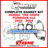 Whites Honda TRX 450FE Foreman 4X4 2002-2004 Complete Top Bottom Gasket Kit