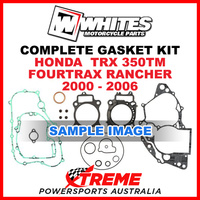 Whites Honda TRX350TM Fourtrax Rancher 2000-2006 Complete Top Bottom Gasket Kit