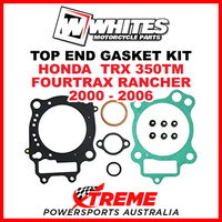 Whites Honda TRX350TM Fourtrax Rancher 2000-2006 Top End Gasket Kit