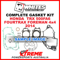 Whites Honda TRX 500FA6 Fourtrax Foreman 4X4 2014 Complete Top Bottom Gasket Kit