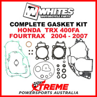 Whites Honda TRX 400FA Fourtrax 2004-2007 Complete Top Bottom Gasket Kit