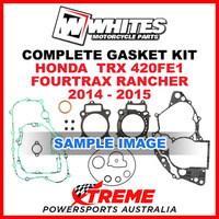 Whites Honda TRX420FE1 Fourtrax Rancher 4X4 14-15 Complete Top Bottom Gasket Kit