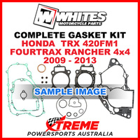 Whites Honda TRX420FM1 Fourtrax Rancher 4X4 09-13 Complete Top Bottom Gasket Kit