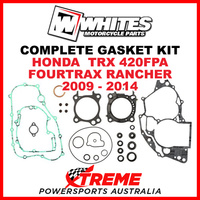 Whites Honda TRX 420FPA Fourtrax Rancher 2009-2014 Complete Gasket Kit