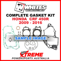 Whites Honda CRF450R CRF 450R 2009-2016 Complete Top Bottom Gasket Kit