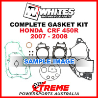 Whites Honda CRF450R CRF 450R 2007-2008 Complete Top Bottom Gasket Kit