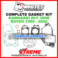 Whites Kawasaki KLF300B Bayou 1988-2004 Complete Top Bottom Gasket Kit