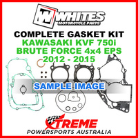 Whites Kawasaki KVF750i Brute Force 4X4 EPS 12-15 Complete Top Bottom Gasket Kit