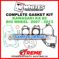 Whites Kawasaki KX85 Big Wheel 2007-2013 Complete Top Bottom Gasket Kit