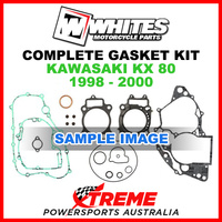 Whites Kawasaki KX80 1998-2000 Complete Top Bottom Gasket Kit