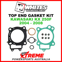 Whites Kawasaki KX250F KXF250 2004-2008 Top End Rebuild Gasket Kit