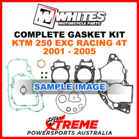 Whites KTM 250 EXC 4T Racing 2001-2005 4-Stroke Complete Top Bottom Gasket Kit