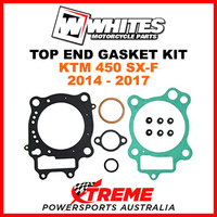 Whites KTM 450SXF 450 SX-F 2014-2017 Top End Rebuild Gasket Kit