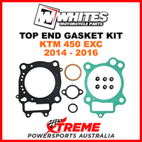 Whites KTM 450EXC 450 EXC 2014-2016 Top End Rebuild Gasket Kit
