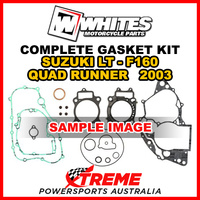 Whites For Suzuki LTF160 Quadrunner 2003 Complete Top Bottom Gasket Kit