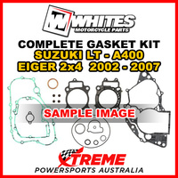 Whites For Suzuki LTA400 Eiger 2X4 2002-2007 Complete Top Bottom Gasket Kit