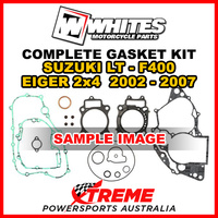 Whites For Suzuki LTF400 Eiger 2X4 2002-2007 Complete Top Bottom Gasket Kit